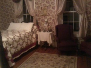 Aunt Rena's Room set up as a bedroom